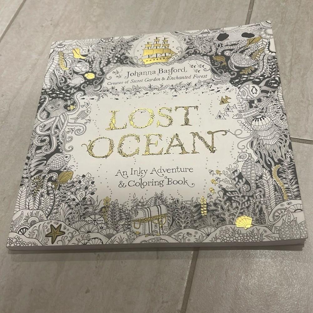 Lost Ocean- An inky adventure and coloring book